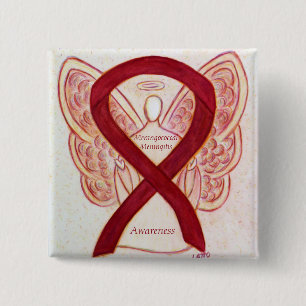 Meningococcal Meningitis Awareness Ribbon Pins