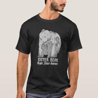 Menkes Disease Child Awareness Mama Bear Support R T-Shirt