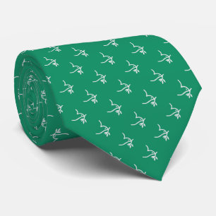 Mennonite Logo (Green) Tie