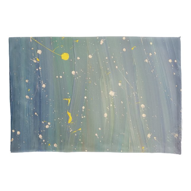 meno swirl of art pillowcase (Front)