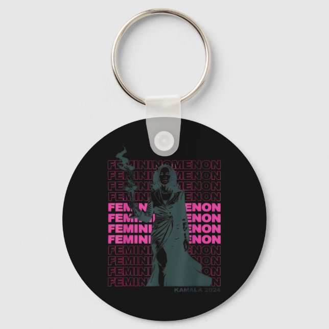 Menon Kamala Harris Tee  Key Ring (Front)
