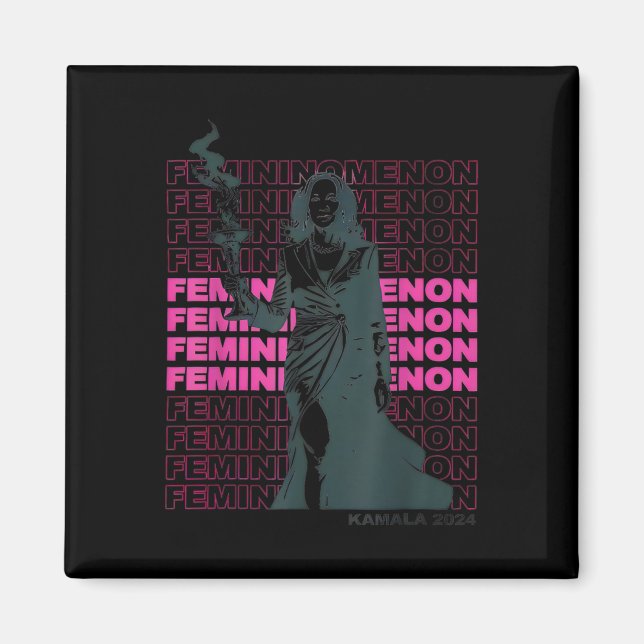 Menon Kamala Harris Tee  Magnet (Front)