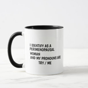 menopausal gift, perimenopause joke, 50th birthday mug