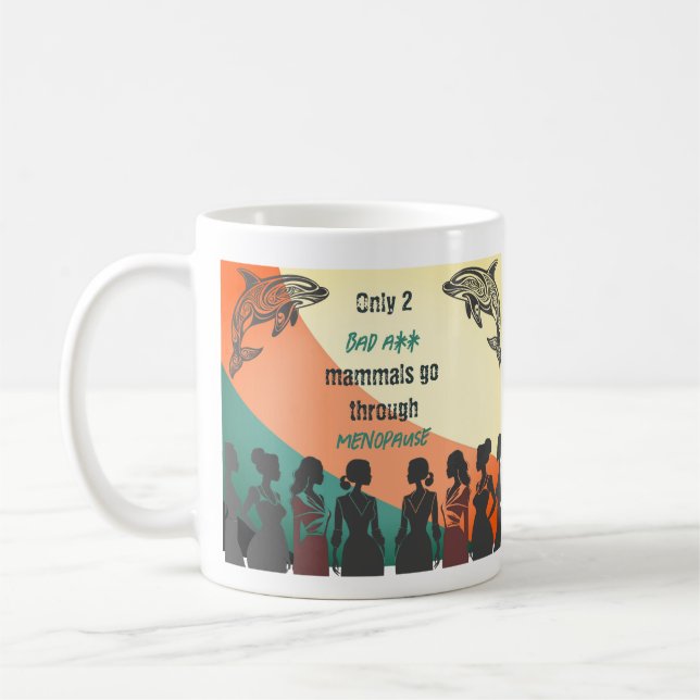 Menopause Coffee Mug Retro Design (Left)