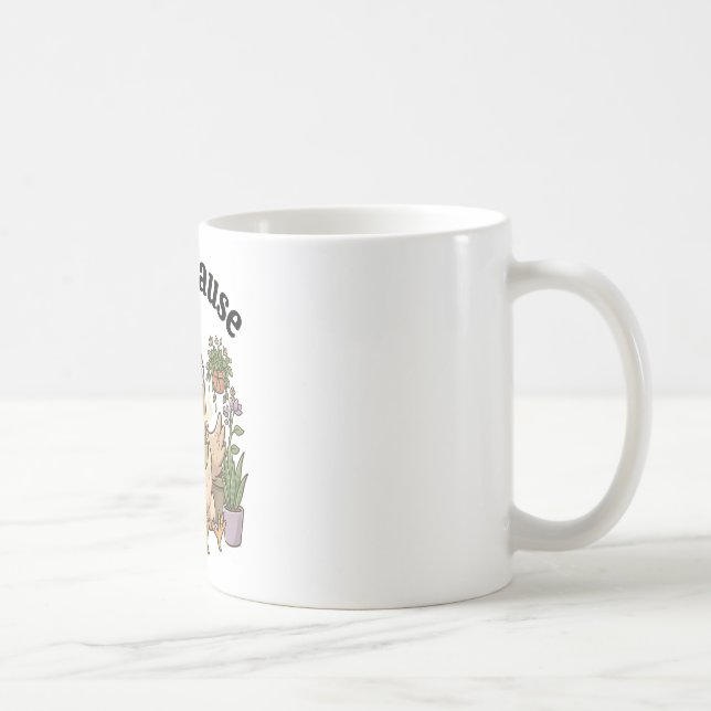 Menopause Funny Henopause Floral Coffee  Mug (Right)