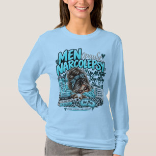 Menopause Narcolepsy in Blues Long-Sleeved T-Shirt