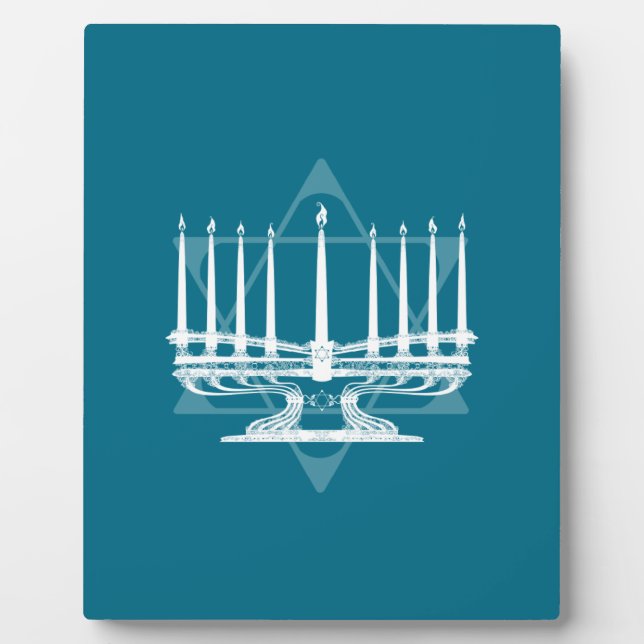 Menorah and star IV Plaque (Front)