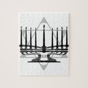 Menorah and Star Jigsaw Puzzle