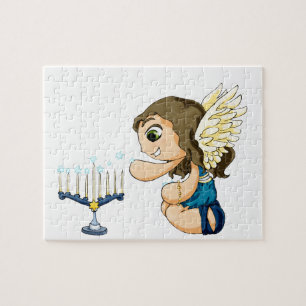 Menorah Angel Jigsaw Puzzle