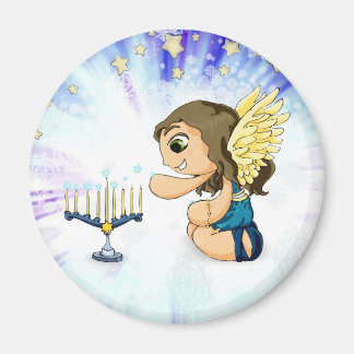Menorah Angel Magnet