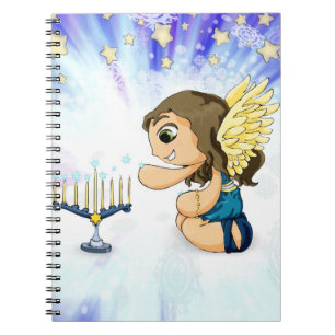 Menorah Angel Notebook