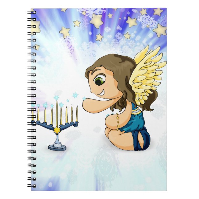 Menorah Angel Notebook (Front)