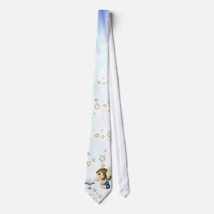 Menorah Angel Tie