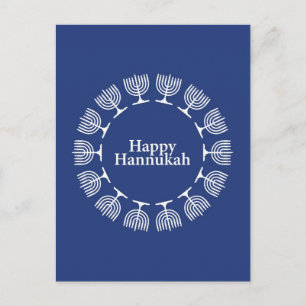 Menorah Background Postcard