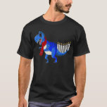 Menorah Chanukah Hanukkah  Dinosaur Jew Jewish T-Shirt<br><div class="desc">Menorah Chanukah Hanukkah  Dinosaur Jew Jewish</div>