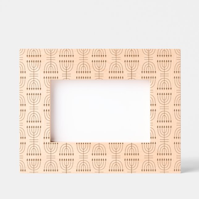 Menorah Design Etched Frames (Front)
