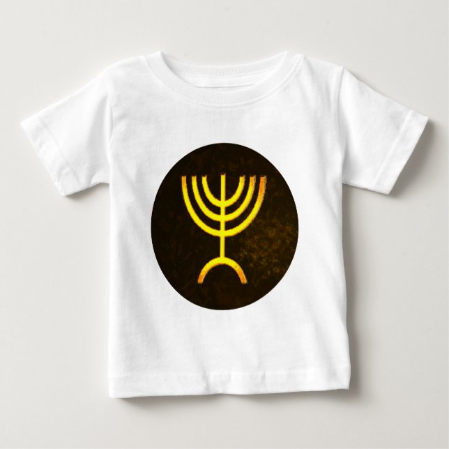 Menorah Flame Baby T-Shirt (Front)