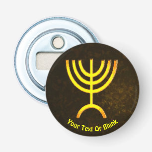 Menorah Flame Bottle Opener