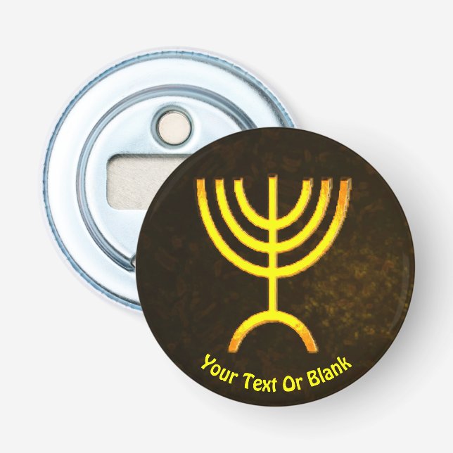 Menorah Flame Bottle Opener (Front)
