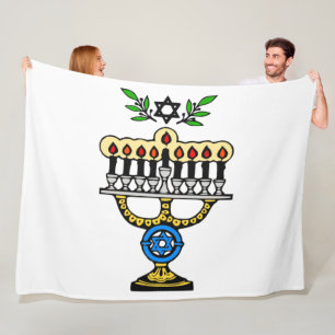 MENORAH FLEECE BLANKET