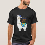 Menorah Hanukkah Llama Cute Alpaca Chanukah Christ T-Shirt<br><div class="desc">Menorah Hanukkah Llama Cute Alpaca Chanukah Christmas Pajama</div>