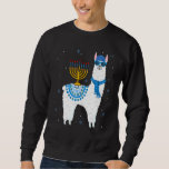 Menorah Hanukkah Llama Cute Llama Alpaca Chanukah Sweatshirt<br><div class="desc">Menorah Hanukkah Llama Cute Llama Alpaca Chanukah.</div>