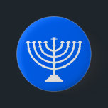 Menorah Holiday Button<br><div class="desc">Hanukkah Menorah Holiday Button</div>