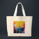 Menorah Large Tote Bag<br><div class="desc">Bag Template</div>