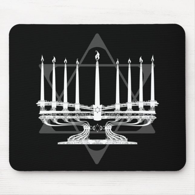 Menorah Mouse Pad (Front)