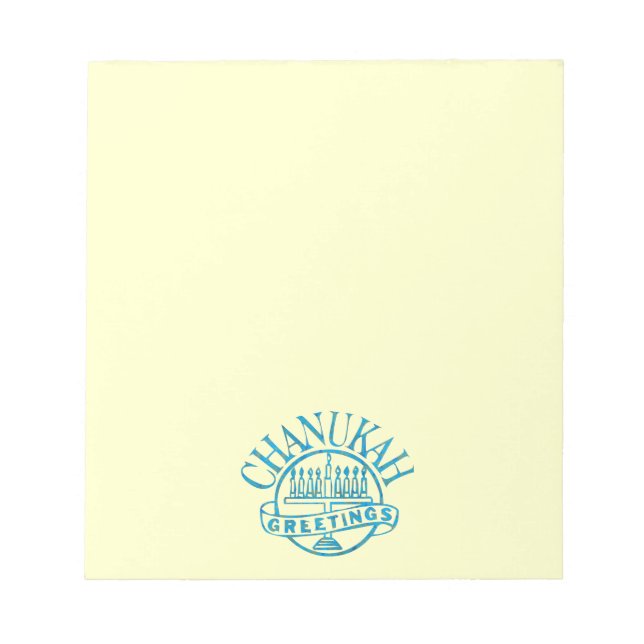 Menorah Notepad (Front)
