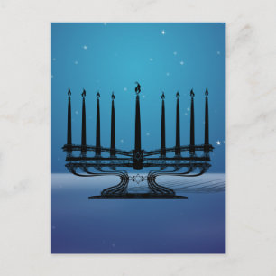 Menorah Postcard