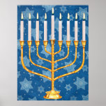 menorah poster<br><div class="desc">jewish menorah poster</div>