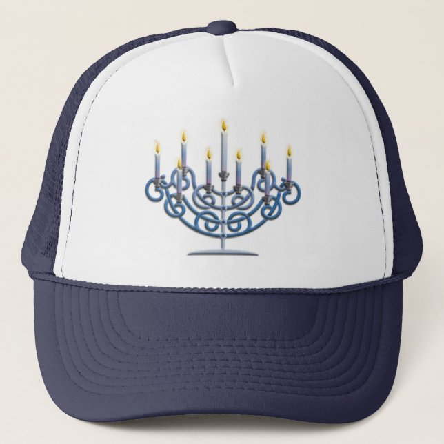 Menorah Trucker Hat (Front)