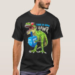 Menorasaurus This How I Roll Dinosaur Hanukkah Gif T-Shirt<br><div class="desc">Grab this funny cute This Is How I Rawr Hanukkah Menorasaurus T-Shirt features a T Rex dinosaur for wearing during Chanukah, the Jewish Holiday also called Festival of Lights and makes the perfect Hanukkah gift, Hanukkah shirt for boys or dinosaur lovers. Celebrate your Jewish faith in style with this cute...</div>