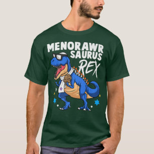 Menorawrsaurus Re Dinosaur Hanukkah for Kids T-Shirt