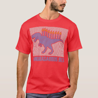 Menorawrsaurus Re Dinosaur Hanukkah Funny Jewish H T-Shirt