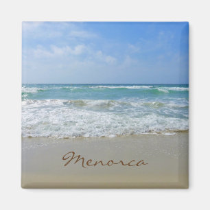 Menorca Beach and Sea Souvenir Magnet