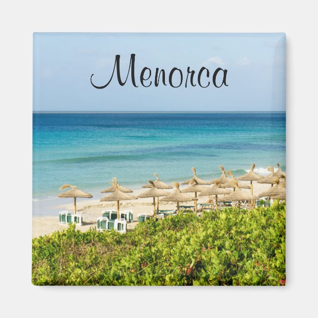 Menorca Beach of Santo Tomas Souvenir Magnet (Front)