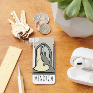 Menorca Island Key Ring