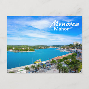 Menorca Port of Mahon Postcard