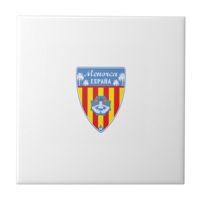 Menorca Spain Ceramic Tile (Front)