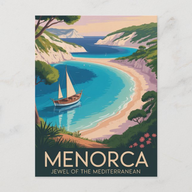 Menorca Spain Postcard (Front)