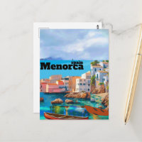 Menorca travel print - Spain, Menorca print, Minor