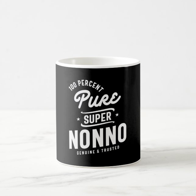 Mens 100 Percent Pure Super Nonno Gift Coffee Mug (Center)