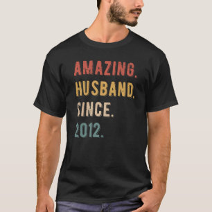 Mens 11th Wedding Anniversary - Amazing Husband Si T-Shirt