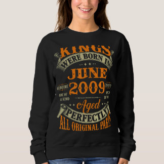 Mens 13rd Birthday Gift For Kings Born In June 200 Sweatshirt