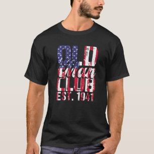Mens 1941 Birthday Party Old Man Club Est 1941 Re T-Shirt
