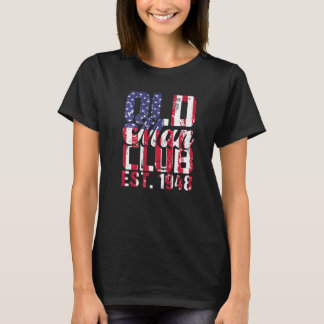 Mens 1948 Birthday Party Old Man Club Est 1948 Re T-Shirt