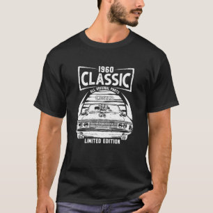 Mens 1960 Classic 60Th Birthday Gift For Men Fathe T-Shirt