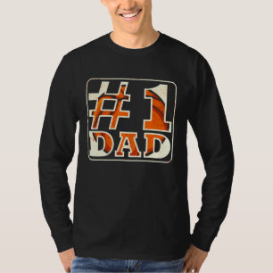 Mens 1 Dad Basketball Player Vintage Basketball Da T-Shirt